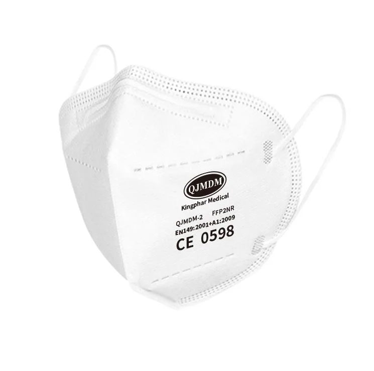 EU Standard En149: 2001 Foldable 5ply Non Woven Hot Air Cotton Particulate Respirator KN95 FFP2 Mask