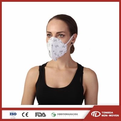 Купить Высокое качество FFP 2 FFP 3 3-слойная одноразовая ушная петля Нетканая маска для лица Дыхательный белый клапан